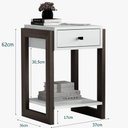 Ver imagem 5 de Mesa de Cabeceira 1661 Branco/Brilho JB Bechara