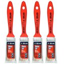 Ver imagem 1 de Pincel Trincha Média 25mm para Pintura Multiuso Profissional | Atlas | Kit 04 Un