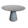 Mesa de Jantar Cone Concreto 140cm Tampo Laqueada - Preto - 1