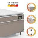 Ver imagem 6 de Cama Box Baú Solteiro Colchão Espuma D33 Pillow Top 88x188x57cm Millenium Hellen