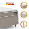 Cama Box Baú Solteiro Colchão Espuma D33 Pillow Top 88x188x57cm Millenium Hellen - 6