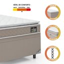 Ver imagem 7 de Cama Box Baú Solteiro Colchão Espuma D33 Pillow Top 88x188x57cm Millenium Hellen