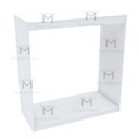 Ver imagem 3 de CABIDEIRO CENTRO DE LOJA M243.2021.B (LOJA OU CLOSET) MUNDI MOVEIS