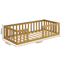Ver imagem 2 de Cama Cercadinho de Chão Solteiro Nogueira Nemargi