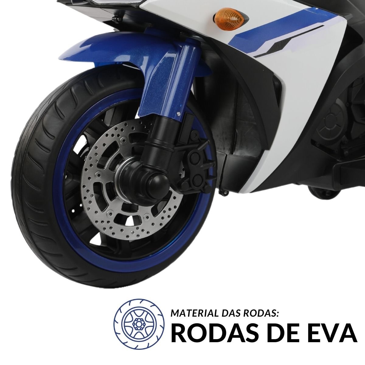 Mini Moto Motinha Elétrica Infantil 12v Roda Eva Som Farol Led Brinqway Bw300 - 6