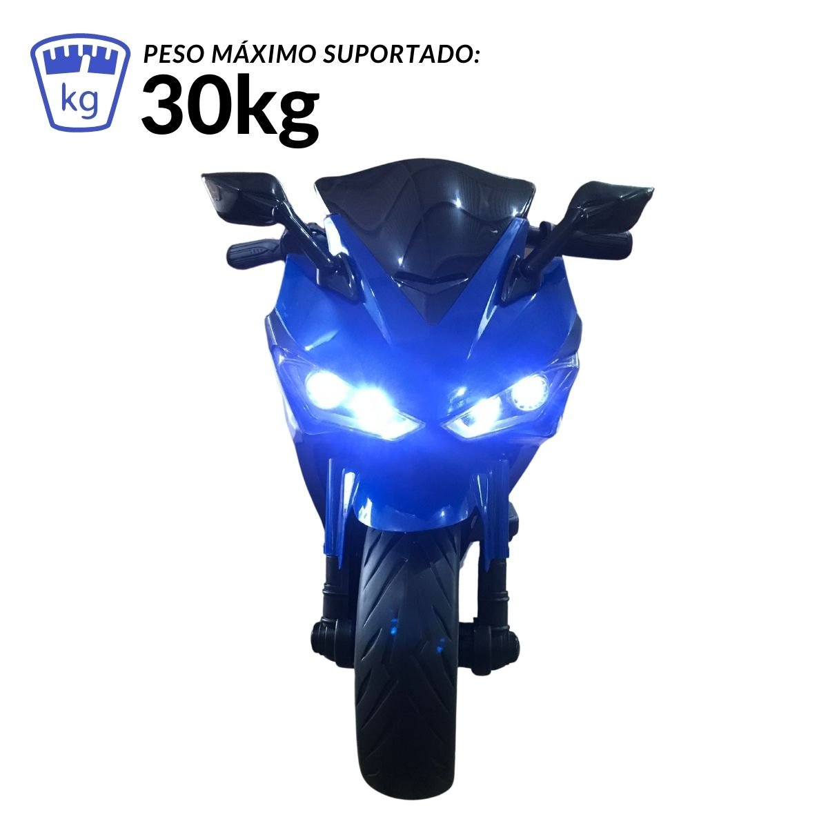 Mini Moto Motinha Elétrica Infantil 12v Roda Eva Som Farol Led Brinqway Bw300 - 3