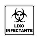 Ver imagem 2 de Etiquetas Adesivas Lixo Infectante Lixo Comum 2pçs 15x15cm Cor Transparente