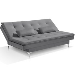 Sofá Cama Bangkok Alto Conforto Aveludado Com Almofadas Brinde - 3