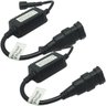 Kit Par Lâmpada Super Ultra Led Plus Automotiva Farol 12000 Lumens 6500K 12V 24V Carro Caminhão - H2 - 5