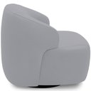 Ver imagem 6 de Poltrona Decorativa Orgânica Giratória para Sala Living Barolo L06 Veludo Cinza - Lyam Decor