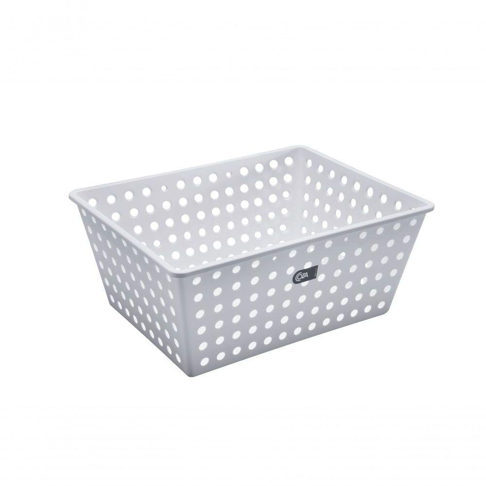 Cesta One Maxi 39 X 30 X 16,8 Cm Branco Coza