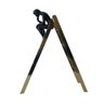 Escultura Hygge Pensador Rodin com Imã em Escada Dourada 30x21x7 Cm Mp3 Imports 9101 - 2