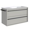 Gabinete de Banheiro com Lavatorio 80cm Arenas Proddy - 1