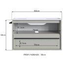 Ver imagem 3 de Gabinete de Banheiro com Lavatorio 80cm Arenas Proddy