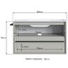 Gabinete de Banheiro com Lavatorio 80cm Arenas Proddy - 3