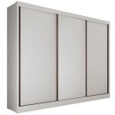 Ver imagem 1 de Guarda-Roupa Casal 3 Portas e 6 Gavetas Diamond- - Branco