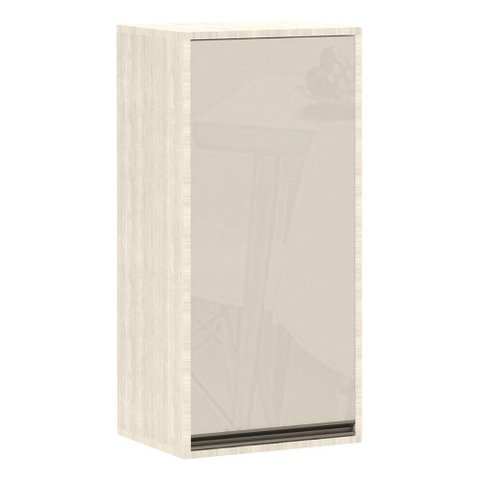 Armário Aéreo 1 Porta 1 Prateleira 40cm Linea Mocca Laca