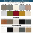 Ver imagem 4 de Cama de Casal Mh-6016 Herval Estofado Casal Colchão 193 Cm Madeira Maciça Off White Detalhe Marrom