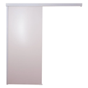 Ver imagem 3 de Porta de Correr Branca Primer Lisa 210x80 com Fechadura