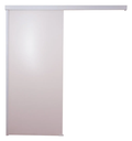 Ver imagem 3 de Porta de Correr Branca Primer Lisa 210x80 com Fechadura