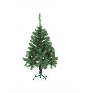 Árvore de Natal pequena 150cm Pinheiro Tradicional Verde 300 galhos super cheia pé de ferro promoção