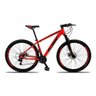 Bicicleta Aro 29 Ksw xlt Câmbio Shimano 21v Alumínio Mtb - Vermelho+Preto - 17" - 1