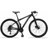Bicicleta 27 Marchas Drais Aro 29 Câmbio shimano Freio Hidráulico Alumínio MTB - Preto+Cinza - 17 - 1