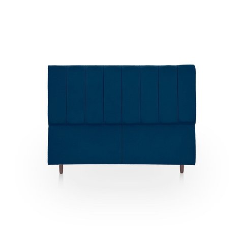 Cabeceira Estofada Moderna e Elegante para Cama de Casal 140 Eros Suede