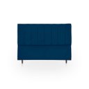 Ver imagem 1 de Cabeceira Estofada Moderna e Elegante para Cama de Casal 140 Eros Suede