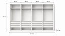 Ver imagem 4 de Guarda-Roupa de Casal 8 Portas 1015 Ilan Branco