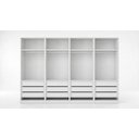 Ver imagem 2 de Guarda-Roupa de Casal 8 Portas 1015 Ilan Branco