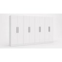 Ver imagem 3 de Guarda-Roupa de Casal 8 Portas 1015 Ilan Branco