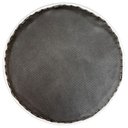 Ver imagem 2 de Kit 03 Assentos Redondo Banqueta Cadeira Estofados Poltronas H02 Corino Branco 35 Cm - Lyam Decor