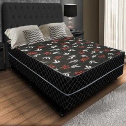 Cama Box Viuva Conjugada Ortopédico 128x188x43 - 1