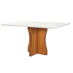 Mesa de Jantar Retangular Laminada - Bella-1,60x0,80 metros - Art Salas - 1 Mesa de Jantar Retangular Laminada - Bella-1,60x0,80 metros - Art Salas - 1