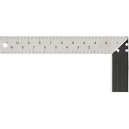 Esquadro 10" cabo alumínio Vonder - 1