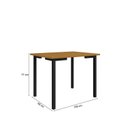 Ver imagem 3 de Mesa Compact 109x68cm Tampo em Mdf com 4 Cadeiras Tokio
