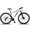Bicicleta Aro 29 KSW XLT 21V Câmbios e Trocador Shimano Freio a Disco MTB - Branco+Preto - 19 - 1