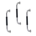 Ver imagem 1 de Barra de Apoio Inox 30cm Suporte Antiderrapante Banheiro Box Kit 3 Unidades Casa Escada Criança Idos