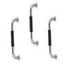 Barra de Apoio Inox 30cm Suporte Antiderrapante Banheiro Box Kit 3 Unidades Casa Escada Criança Idos - 1