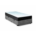 Ver imagem 1 de Cama Box Baú Solteiro 88 Suede Cinza com Colchão Espuma D33 Marrocos 30cm