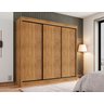 Guarda Roupas Casal Tókio Roupeiro Cor Cedro - 1
