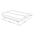 Ver imagem 4 de Sofá Cama 3 Lugares Versátil Madero 