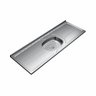 Pia Inox Plus 30 1,50m Cuba N4 Furo 3.1/2" Ghelplus - 1