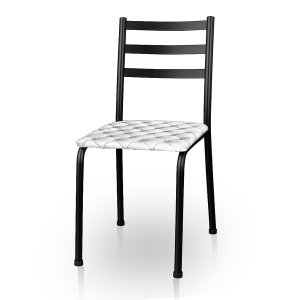 Cadeira para Mesa de Jantar Cozinha Assento Estofado Isa Capitone