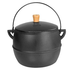 Jogo Caldeirão Bojudo 6, Caçarola 6,5 E Frigideira De Ferro _ Panela Mineira - 3