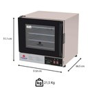 Ver imagem 3 de Forno Turbo Elétrico Progás Prp-004 Plus Fast Oven Digital Cor Preto com 4 Esteiras 220v P39980
