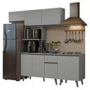 Ver imagem 2 de Armário de Cozinha Completa 240 Cm Cinza Nice Madesa 06