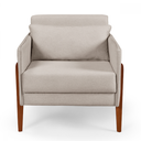 Ver imagem 3 de Poltrona Iza Tecido Linho Cru