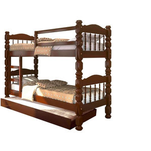 Beliche Palmo com Cama Auxiliar- Castanho